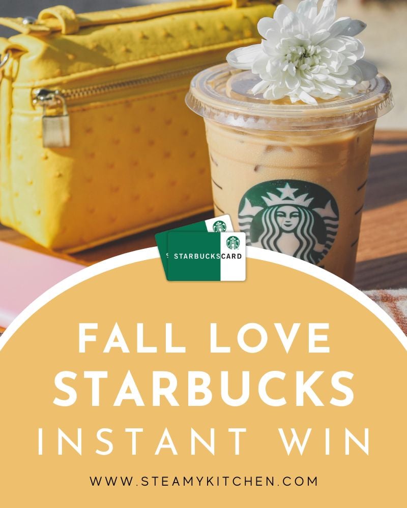 Fall Love Starbucks Instant Win