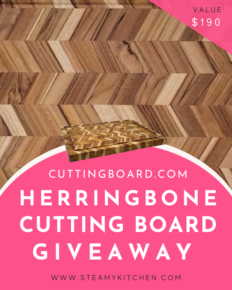 Cuttingboard.com Herringbone Cutting Board Giveaway