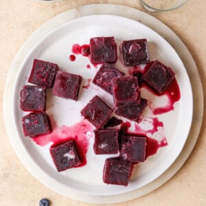 Blueberry antioxidant ice cubes