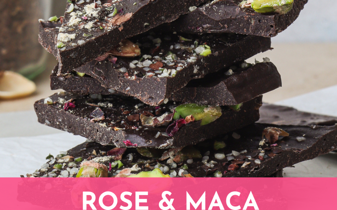 Rose and Maca Chocolate Bark Recipe