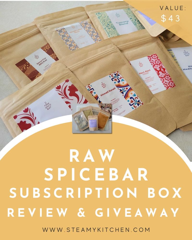 RawSpiceBar Spice Subscription Review and GiveawayEnds in 87 days.