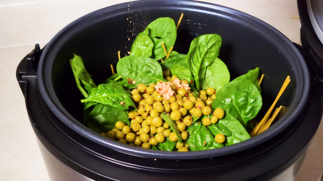 veggies in the multicooker