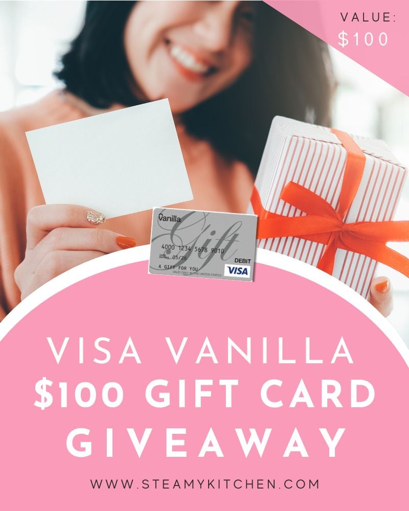 Visa Vanilla $100 Gift Card Giveaway