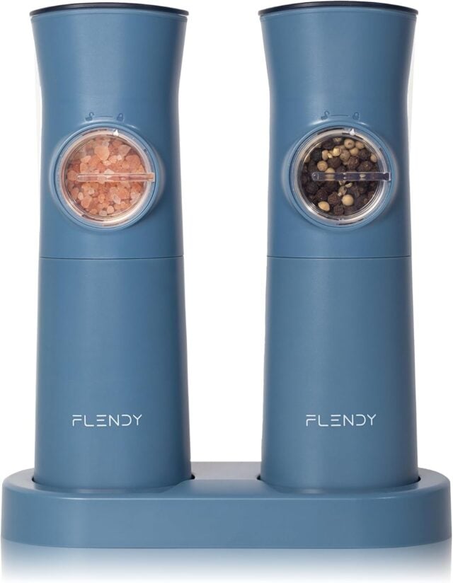 Gravity Electric Pepper and Salt Grinder Set