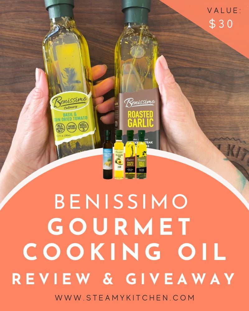 Benissimo Gourmet Cooking Oil Review and GiveawayEnds in 90 days.