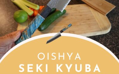 oishya seki kyuba chef's knife review and giveaway