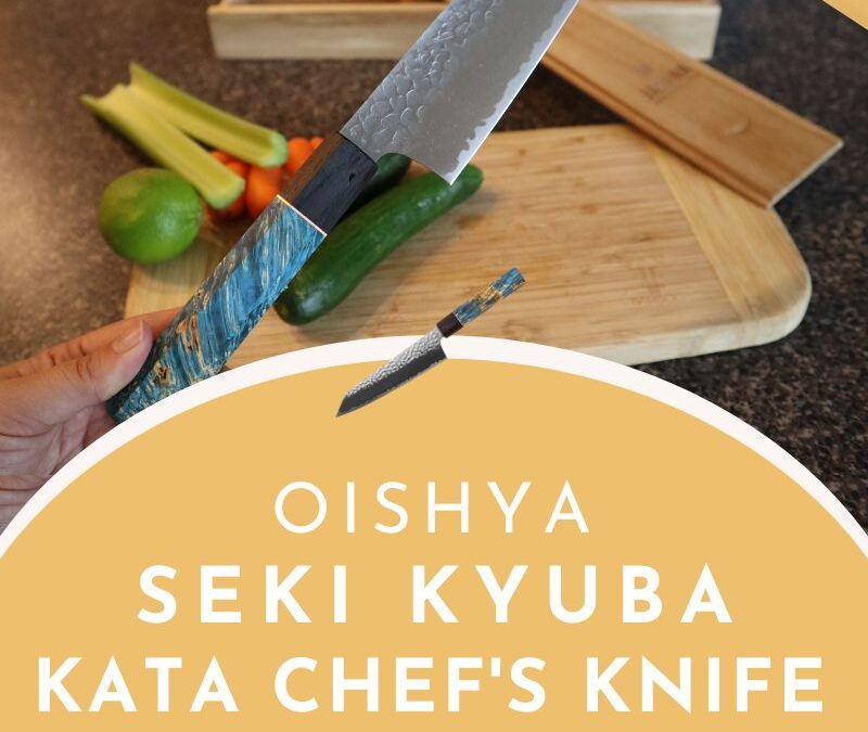 Oishya Seki Kyuba KATA Chef's Knife Review and GiveawayEnds in 90 days.