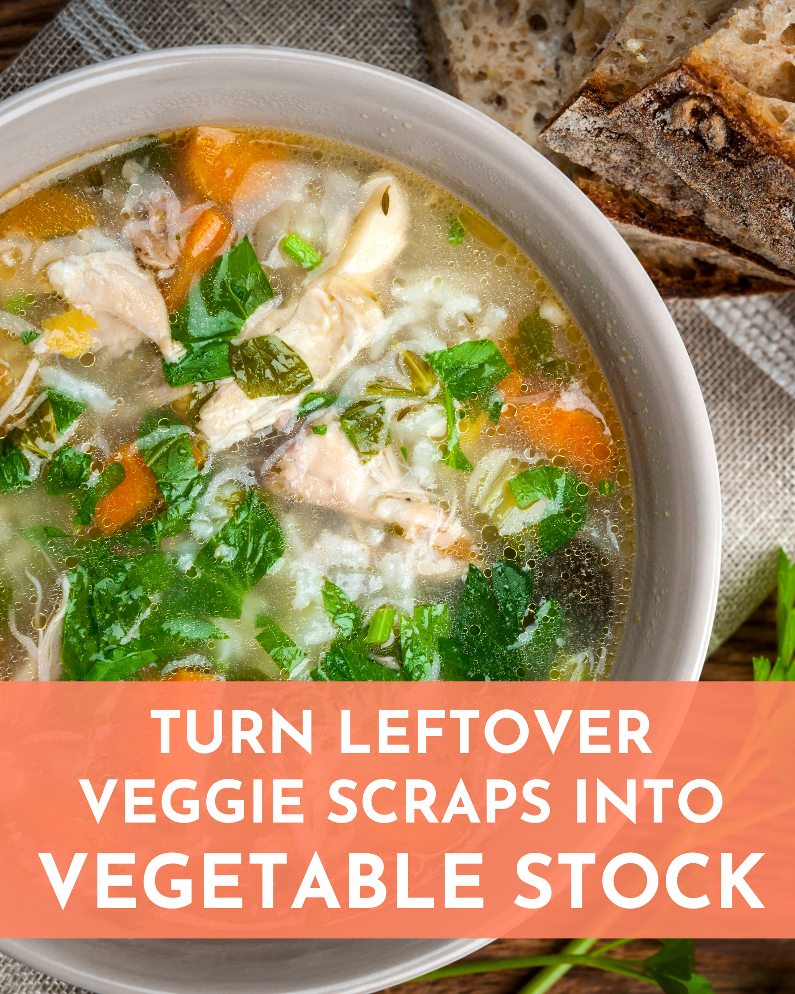 Turn Leftover Veggie Scraps Into Vegetable Stock