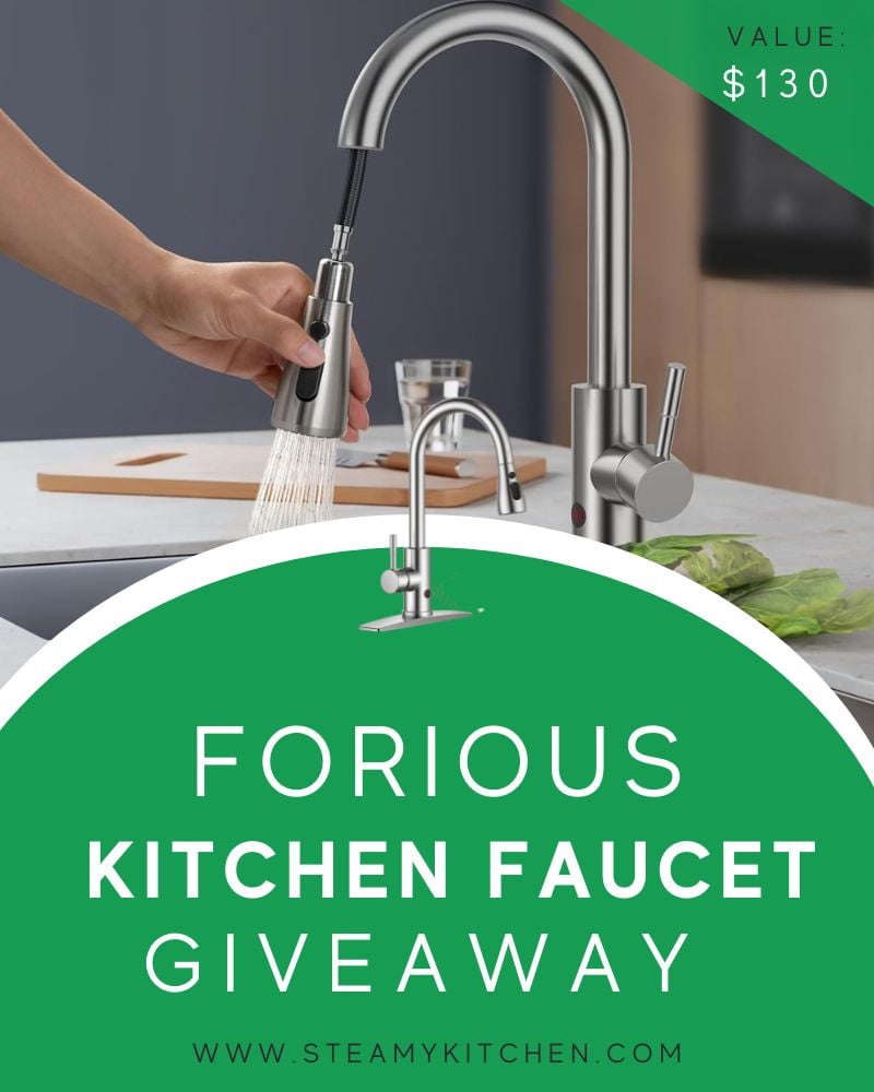 FORIOUS Touchless Kitchen Faucets GiveawayEnds in 3 days.