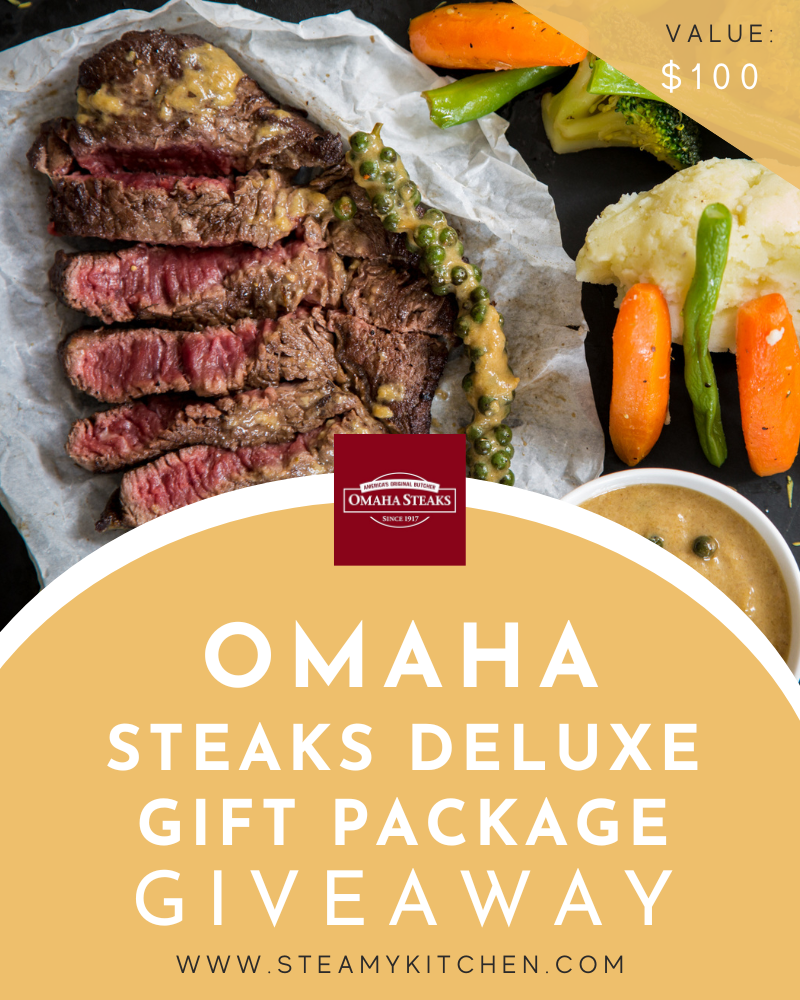 Omaha Steaks Deluxe Gift Package GiveawayEnds in 3 days.