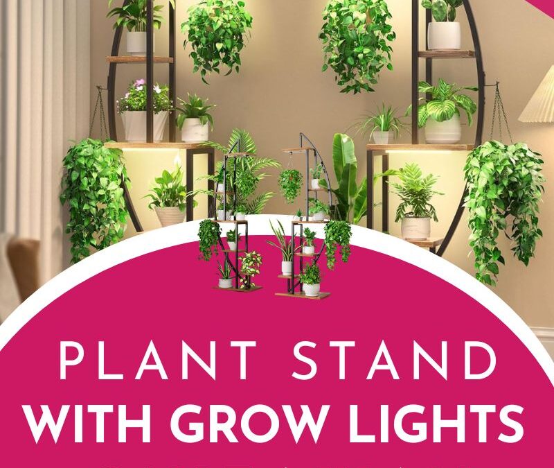 2 Piece 6 Tier Plant Stand Indoor with Grow Lights GiveawayEnds in 76 days.