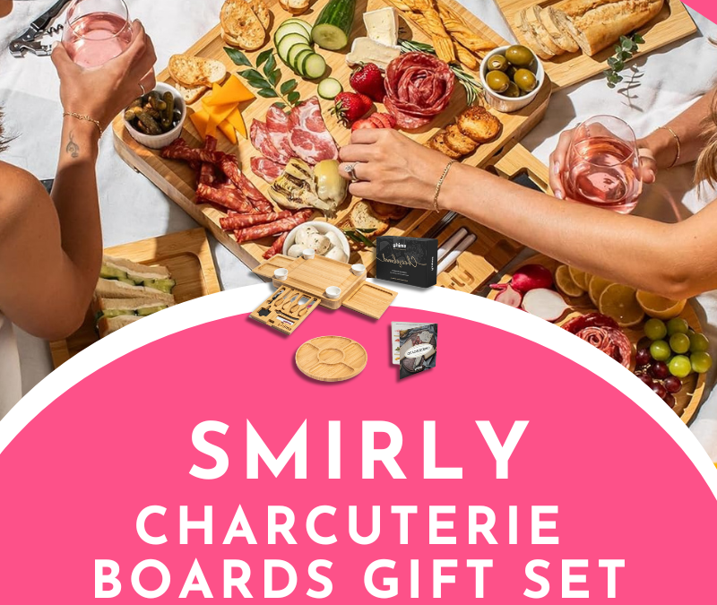 SMIRLY Charcuterie Boards Gift Set GiveawayEnds in 80 days.