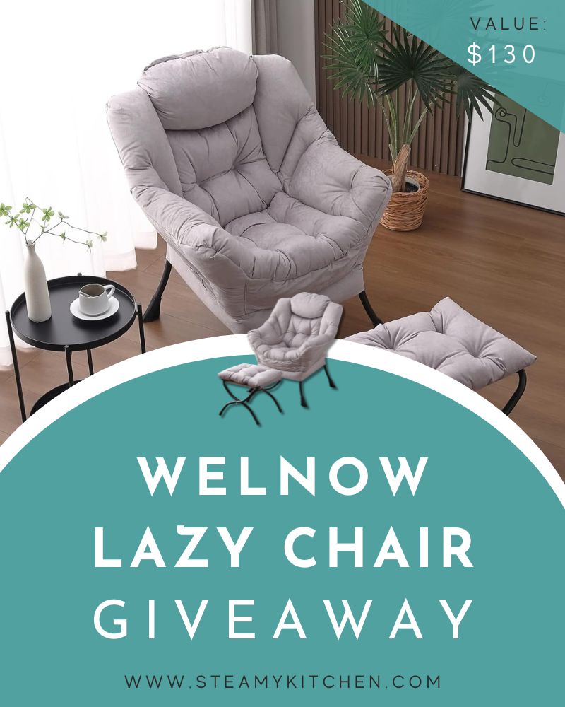 Welnow Lazy Chair with Ottoman GiveawayEnds in 10 days.