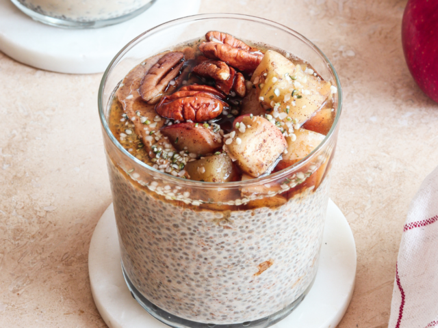 winter chia pudding toppings