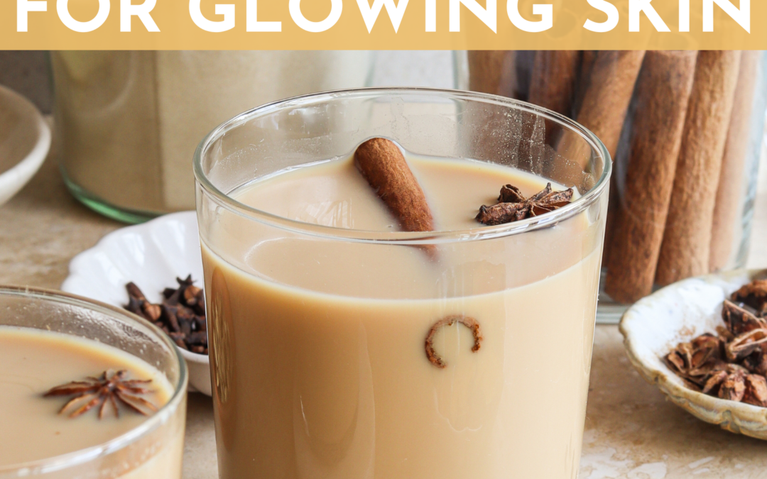 Collagen Chai Tea for Glowing Skin with Turmeric and Ginger