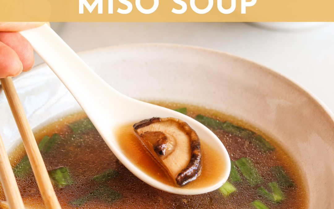 Easy Mushroom Miso Broth Soup Recipe