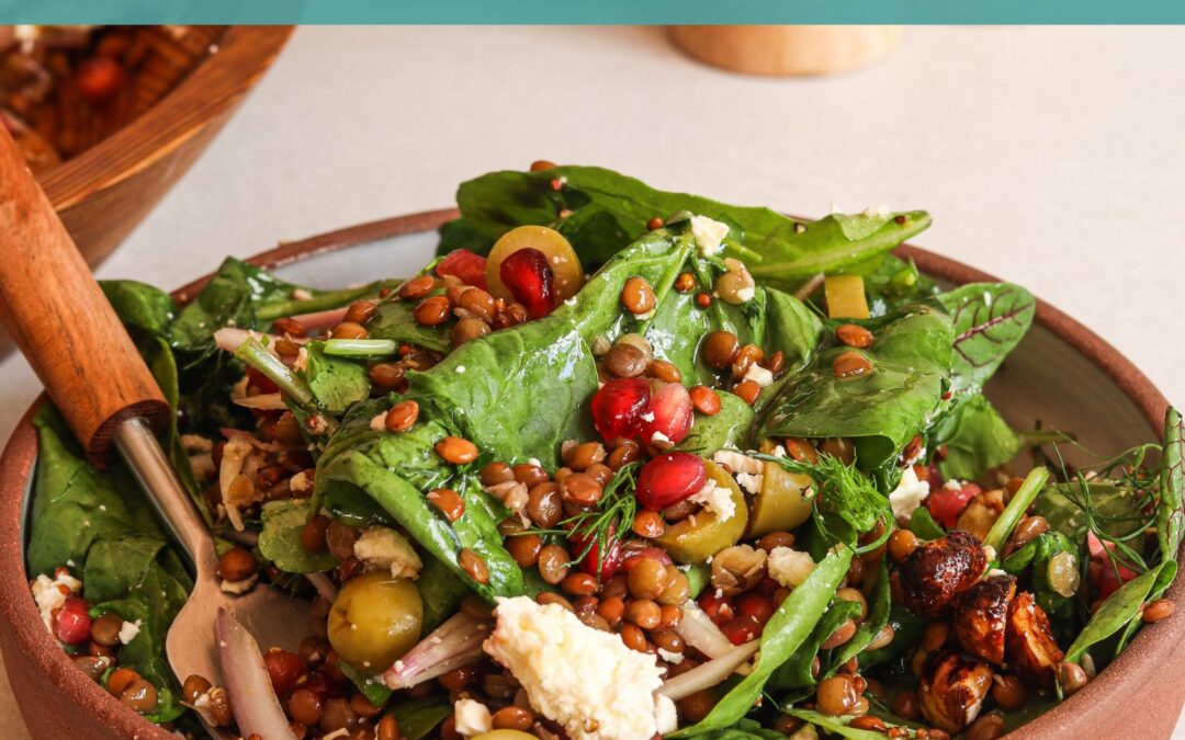 A Healthy But Hearty Winter Crunch Lentil Salad Recipe