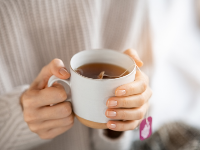 midday tea at work