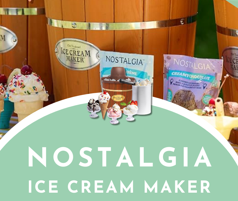 Nostalgia Electric Ice Cream Maker GiveawayEnds in 89 days.