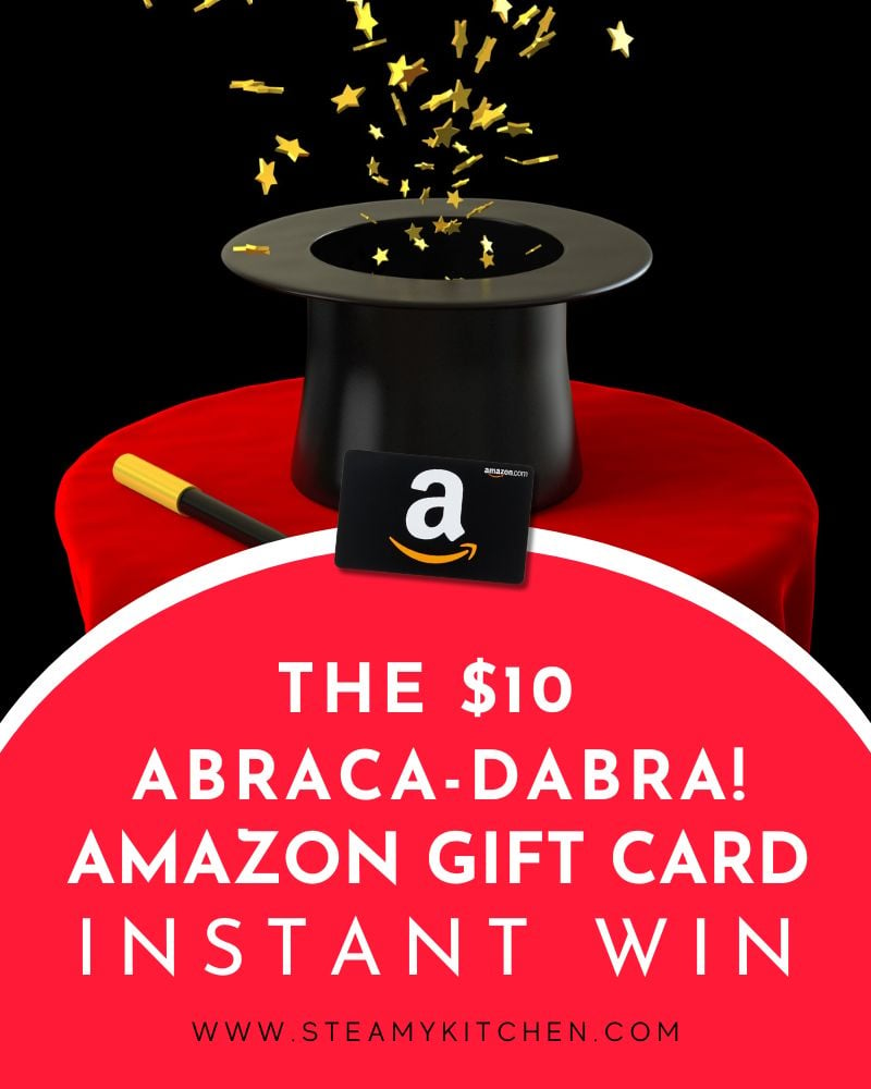 The $10 Abraca-DABRA! Amazon Gift Card Instant WinEnds in 35 days.