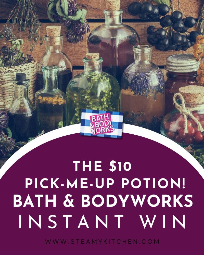 The $10 Pick-Me-Up Potion! Bath and Body Works Instant WinEnds in 30 days.