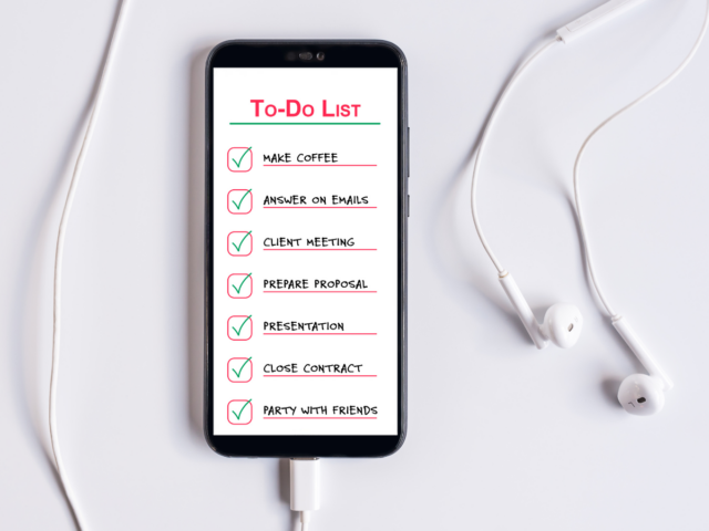 to do list on phone