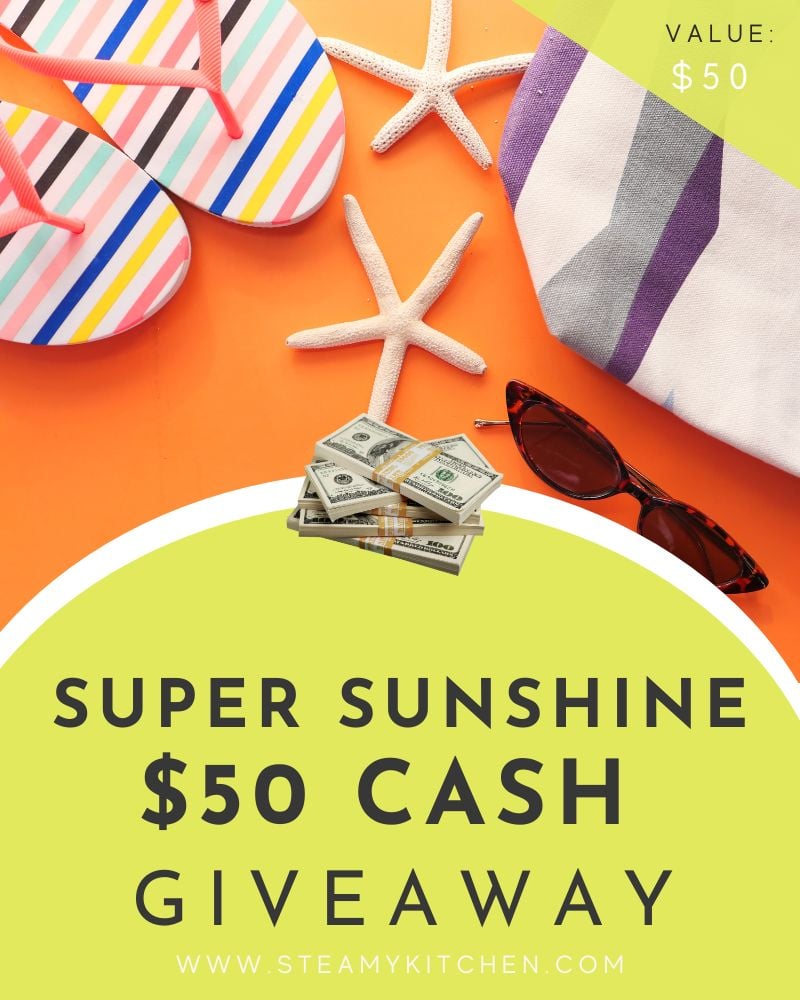 Super Sunshine Cash GiveawayEnds in 91 days.