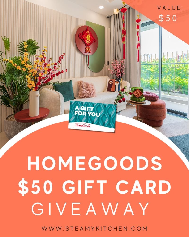 $50 HomeGoods Gift Card GiveawayEnds in 91 days.