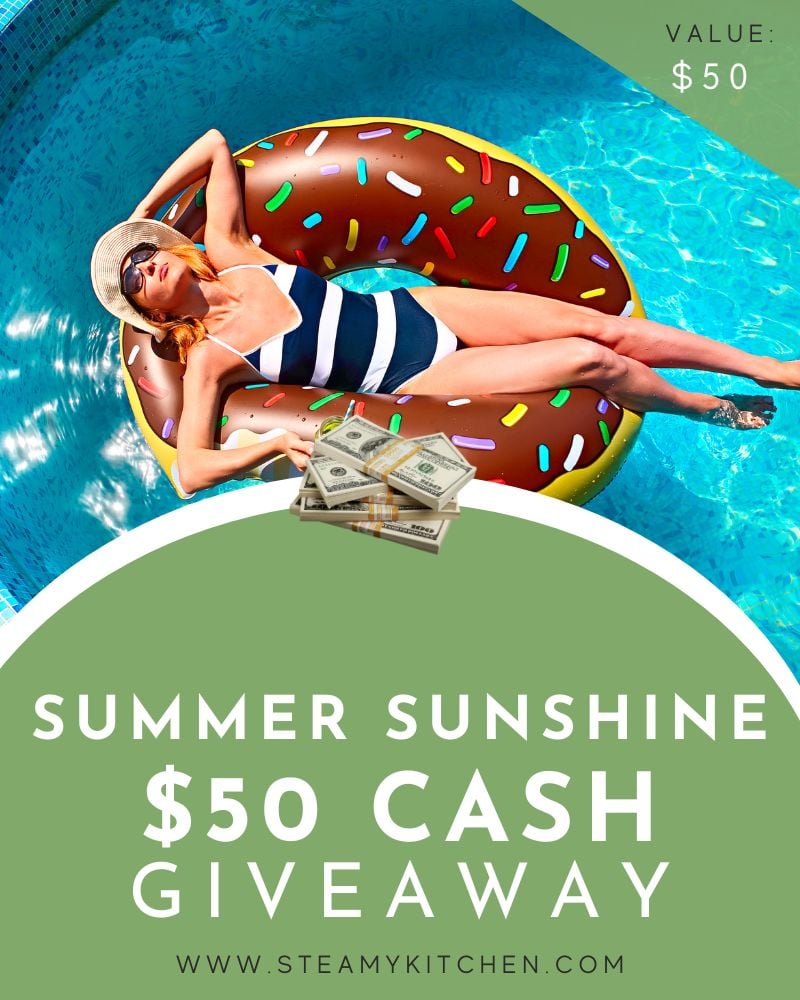 $50 Summer Sunshine Cash GiveawayEnds in 91 days.