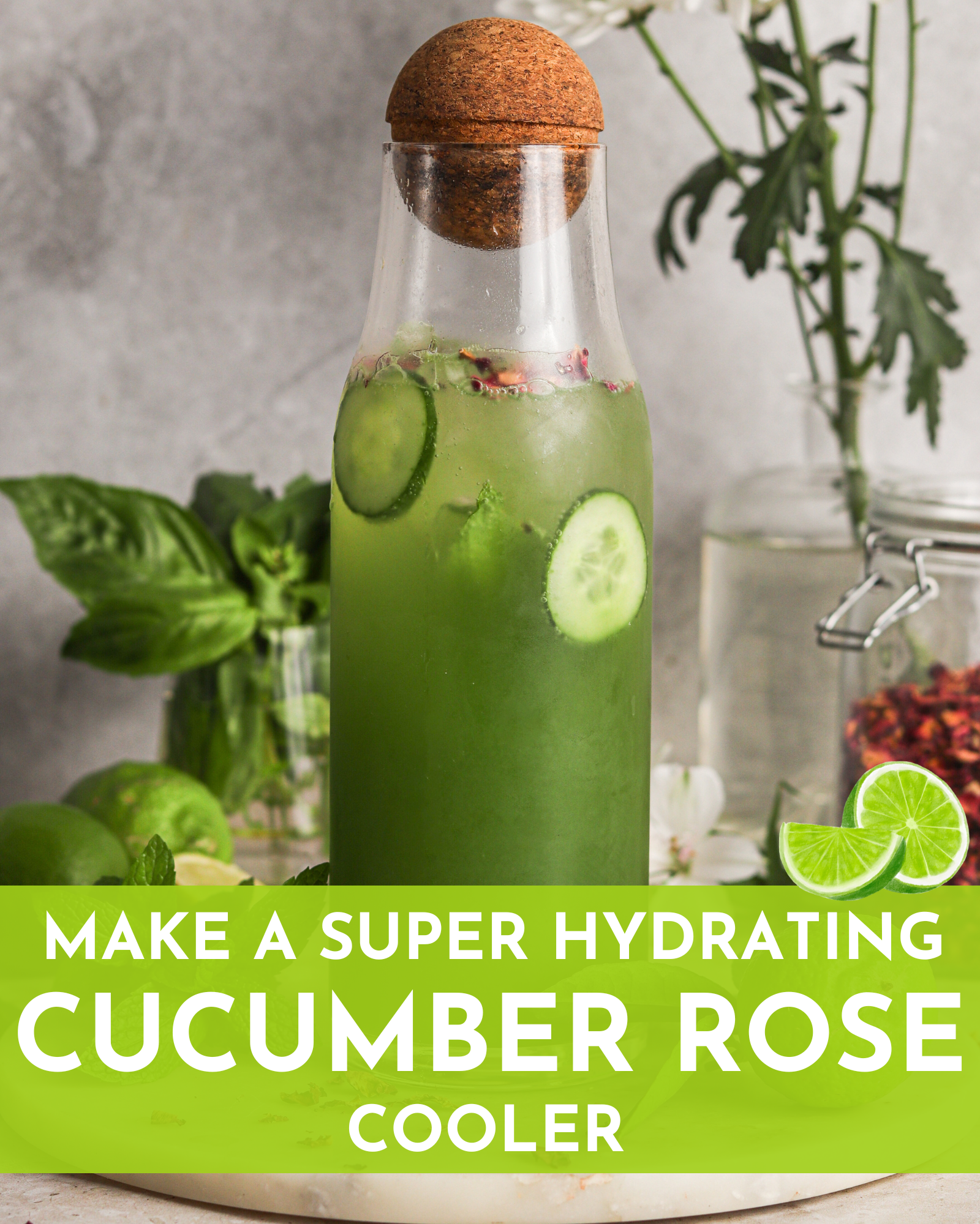 Make a Cucumber Rose Cooler in Time for Summer