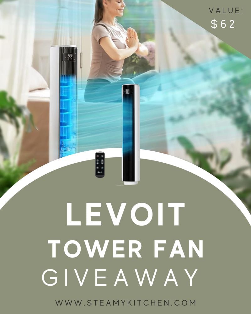 LEVOIT Tower Fan GiveawayEnds in 91 days.