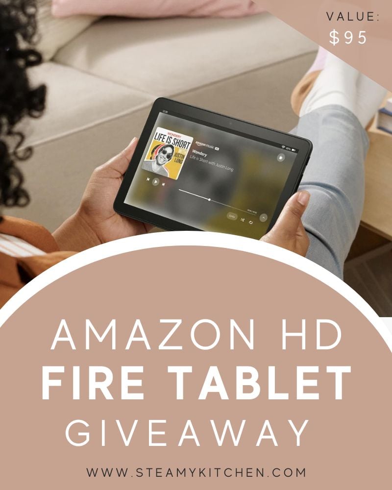 Amazon Fire HD Tablet GiveawayEnds in 91 days.