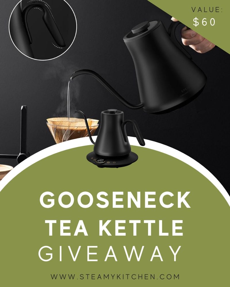 Gooseneck Tea Kettle GiveawayEnds in 91 days.