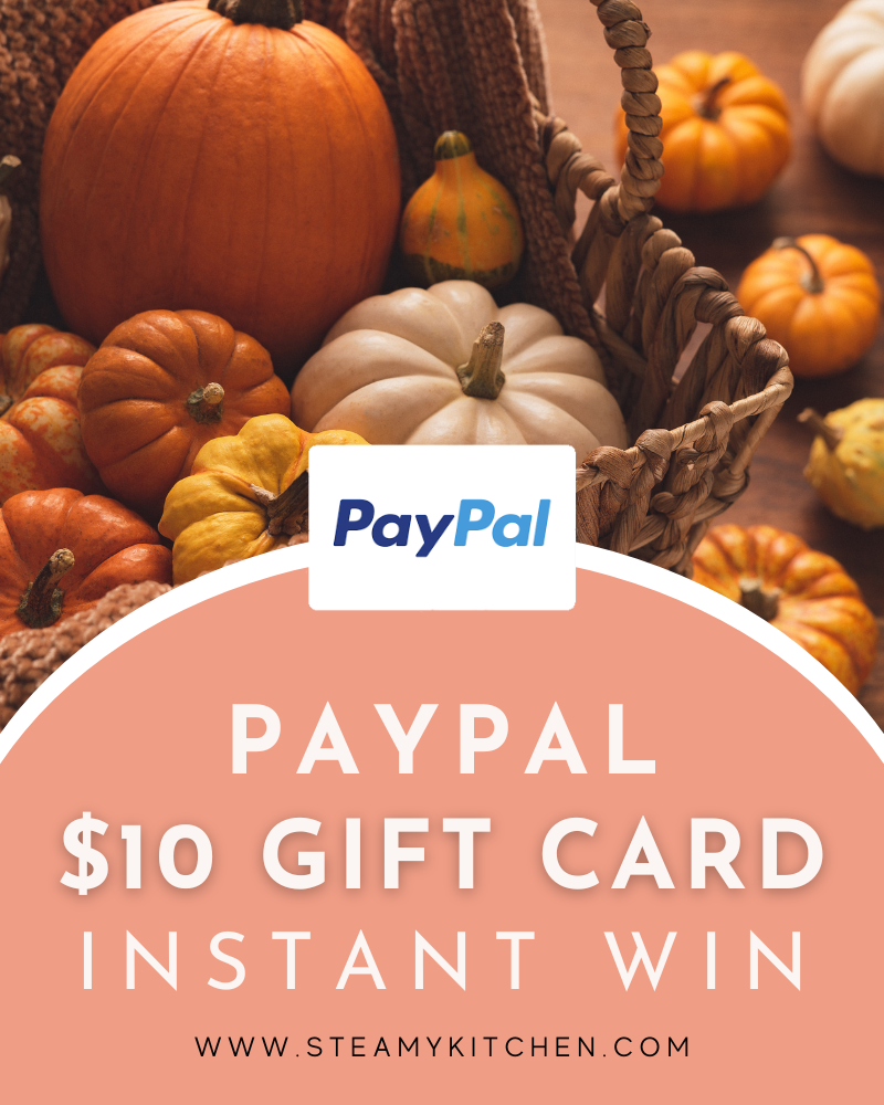 Fall Fiesta Instant Win $10 Paypal Giftcards!Ends in 91 days.