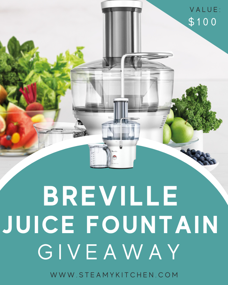 Breville the Juice Fountain Compact Juicer GiveawayEnds in 91 days.