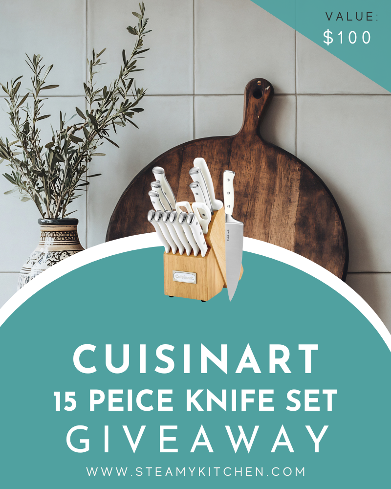 CuisinArt 15 Piece Knife Set GiveawayEnds in 90 days.