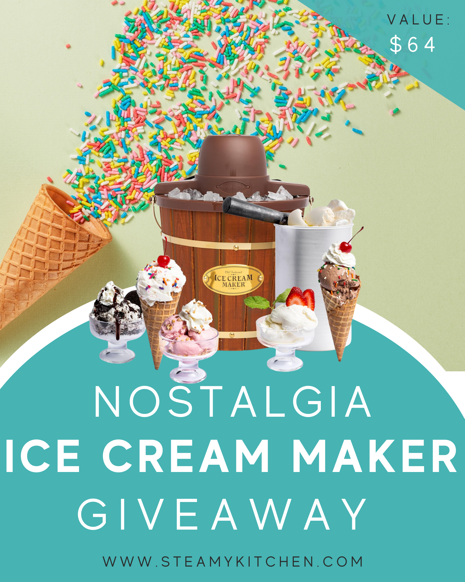 Nostalgia Electric Ice Cream MakerEnds in 73 days.