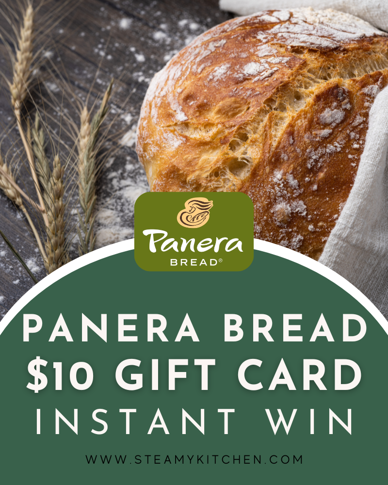 $10 Panera Bread Gift Card Instant WinEnds in 91 days.