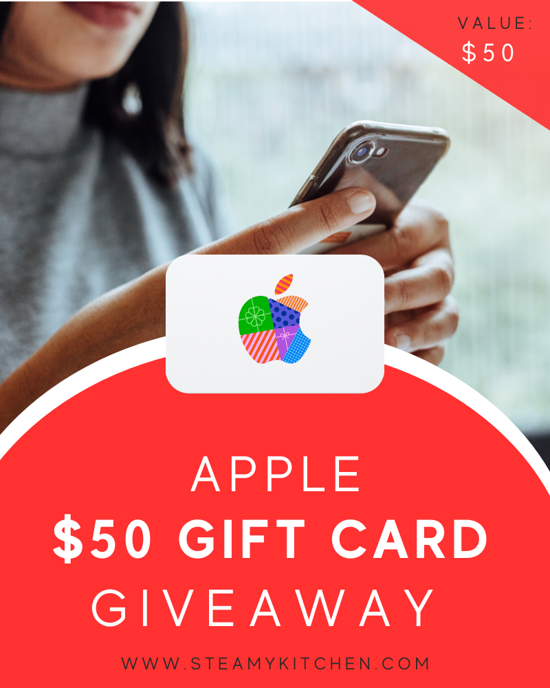 $50 Apple Gift Card Giveaway!Ends in 91 days.