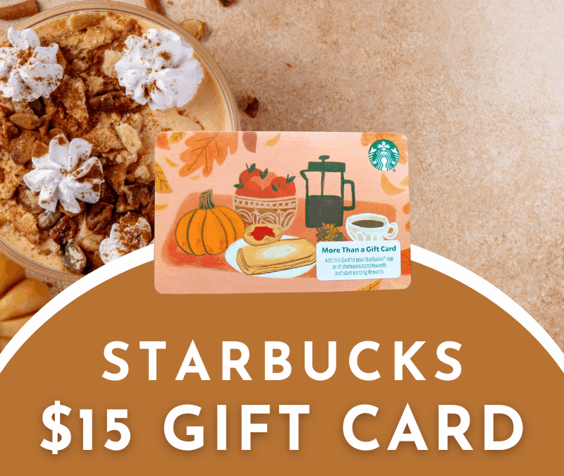 $15 Starbucks Thanksgiving Instant Win