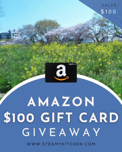 $100 Amazon Gift Card Giveaway! • Steamy Kitchen Recipes