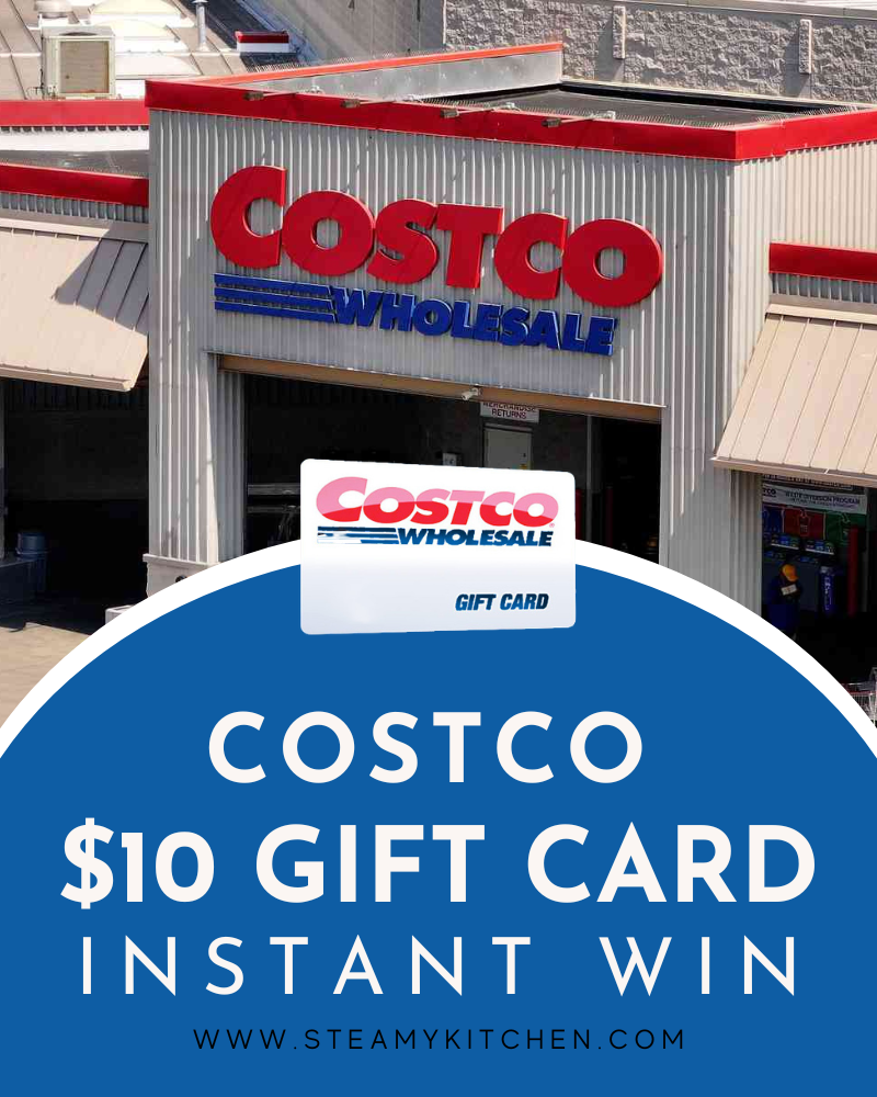 $10 Costco Gift Cards instant win
