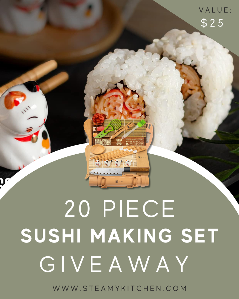 20 Piece Sushi Making Set Giveaway