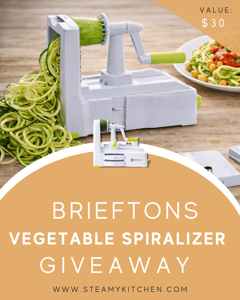 Brieftons Vegetable Spiralizer GiveawayEnds in 91 days.