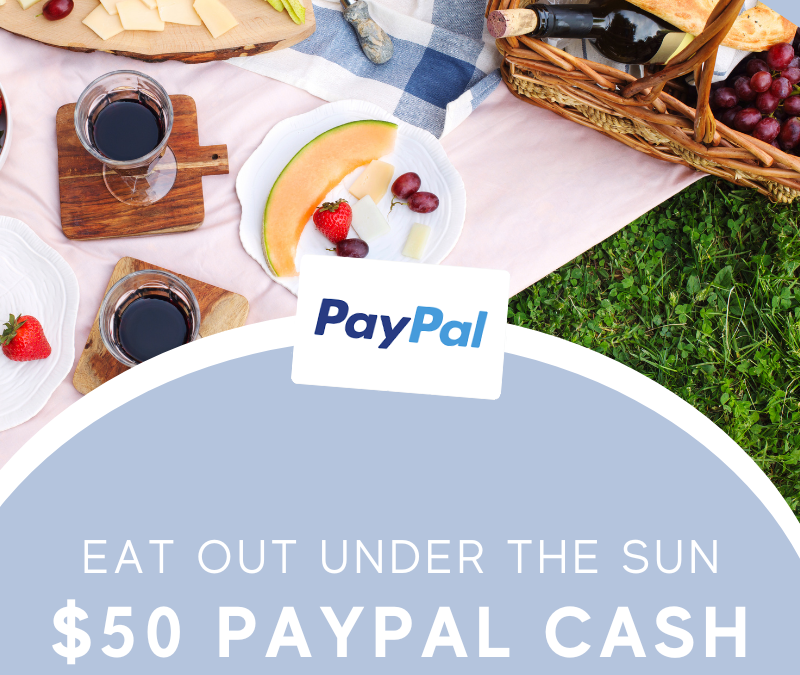 $50 Eat Out Under the Sun Giveaway