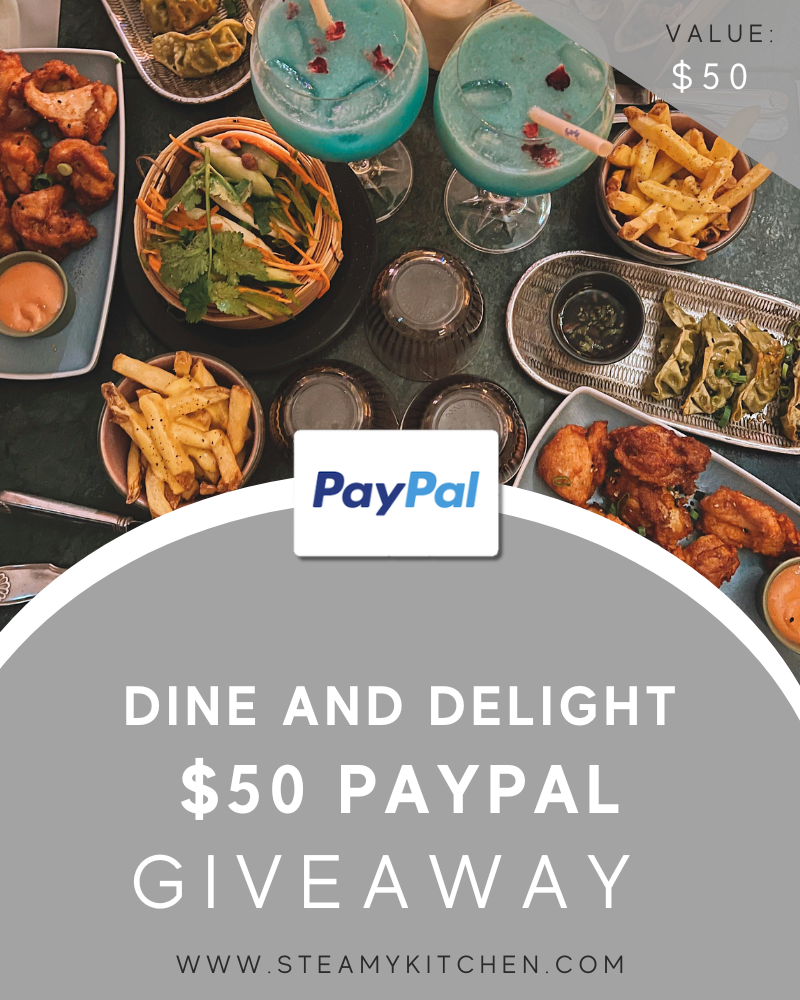 $50 Paypal Dine & Delight Giveaway