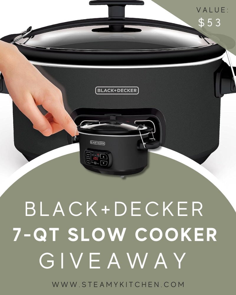 BLACK+DECKER 7-Quart Slow Cooker GiveawayEnds in 91 days.