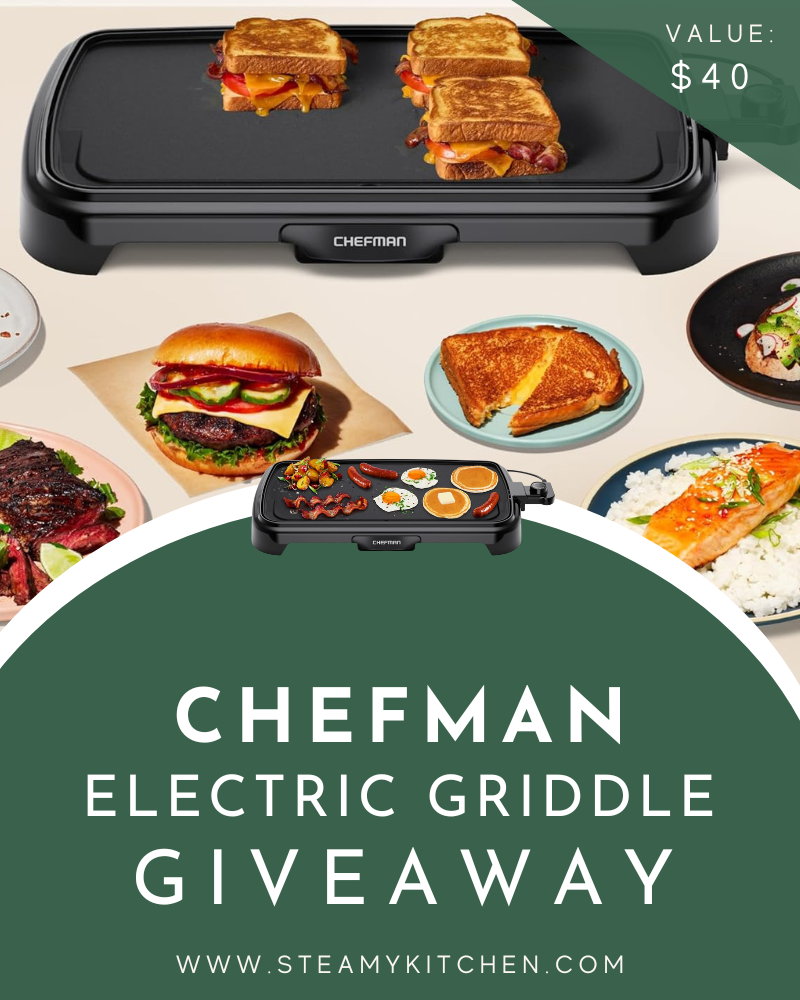 Chefman XL Electric Griddle GiveawayEnds in 83 days.