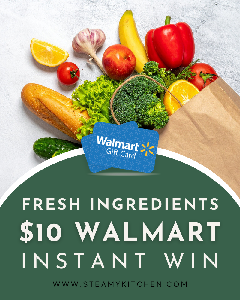 Fresh Ingredients $10 Walmart Gift Instant WinEnds in 91 days.