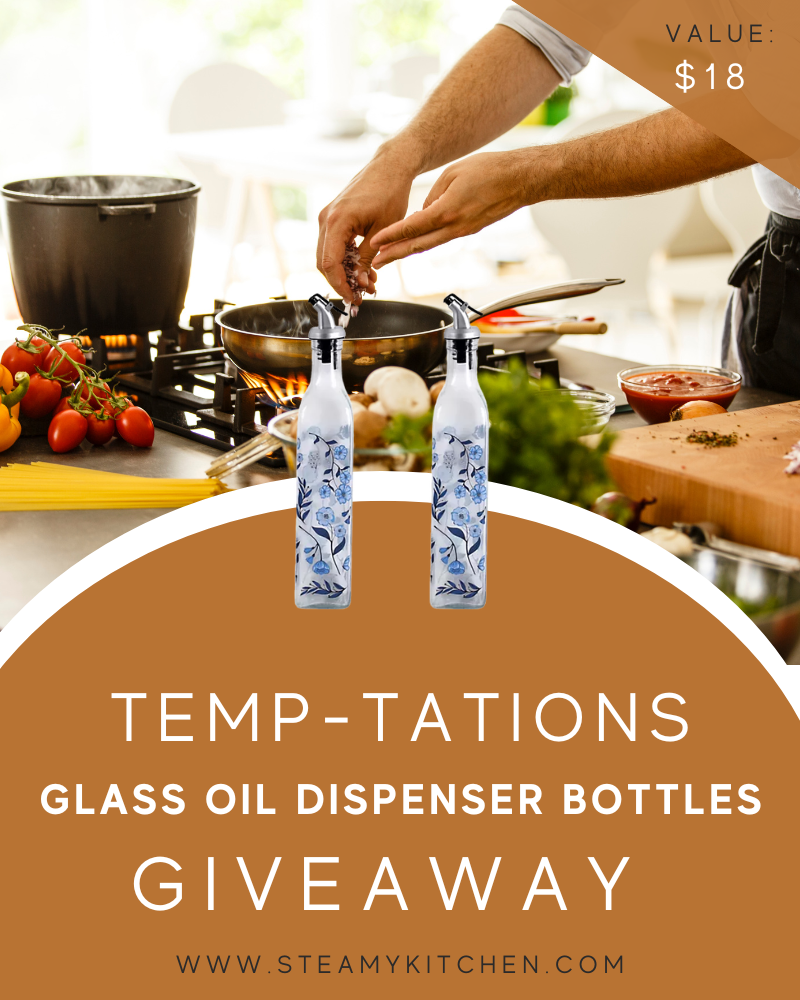 Temp-tations Set of 2 Glass Oil Dispenser Bottles GiveawaysEnds in 91 days.